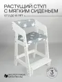 Растущий стул для детей с 2 лет , с мягким сиденьем и подлокотниками