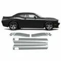 Наклейка для Dodge Challenger 2011-2020 (полосы 6 шт.) металлик матовый