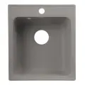 Мойка кухонная из искусственного камня GranFest GF-Z17 420х480 мм серая