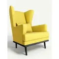 Кресло для отдыха томас (Барон) цвет желтый ш. 78 см, в. 90 см, г. 90 см.