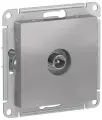 Розетка TV, алюминий, проходная 4DB, Schneider Electric AtlasDesign (комплект 4шт)