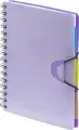 Ежедневник недатированный Bright Colours на спирали, А5, 272 стр, сиреневый