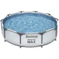 Каркасный бассейн Bestway Steel Pro Max (366 х 100 см), 9150 л, фильтр-насос 2006 л/ч. 56260