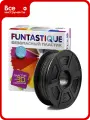 Пластик в катушке FUNTASTIQUE pla, 1.75 мм, 1 кг, черный PLA-1KG-BK