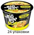 BIGBON Лапша быстрого приготовления Max Курица, 95 гр, 24 упаковки в коробке