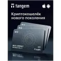 Аппаратный мультивалютный криптокошелек Tangem Wallet 2.0, набор из 3 карт, Black, черный