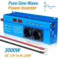 Преобразователь напряжения 12В-220В чистый синус 1500вт инвертор Foval-3000