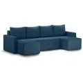 П-образный диван WESTENY ART-104 308х155х81, 150х280, 4 места, синий велюр