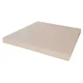 Мат спортивный гимнастический для шведской стенки, мягкий щит детский KMSsport № 2 (100х100х10) бежевый