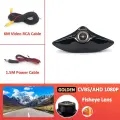 Камера CCD AHD 1080P с передним креплением и логотипом «рыбий глаз» для Mazda 2 3 5 6 8, AHD 1920x1080P, Golden Fisheye CAM