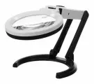 Лупа Kromatech Настольная 2/8X, 90/25 Мм, Складная, С Подсветкой (10 Led) Mg3B-1B