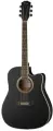 FFG-2041C-BK Акустическая гитара, черная, Foix