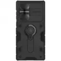 Nillkin CamShield Armor Противоударный чехол с защитой камеры и кольцом для Samsung Galaxy S22 Ultra