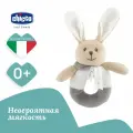 Мягкая игрушка погремушка Chicco My Sweet Doudou Зайчик для новорожденных