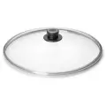 Крышка стеклянная жаропрочная с металлическим ободком WOLL d-36 см, боросиликатное стекло