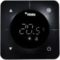 Терморегулятор Rehau Nea, цифровой, 24 В, черный, дисплей черный с LED индикацией
