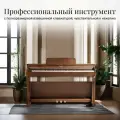 Цифровое пианино TESLER STZ-8810 WALNUT WOOD, молоточковая механика, 88 клавиш, подключение к компьютеру