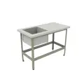 Ванна моечная с рабочей поверхностью Центр оборудования 1/430, 1000/600/870 с отверстием
