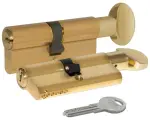 Цилиндровый механизм с вертушкой Kale Kilit 164 SM/80 (30+10+40) mm латунь 5 кл.