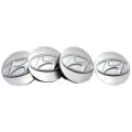 Колпачки, заглушки на литые диски СКАД Hyundai silver, 56/51/12 мм, комплект 4 шт.