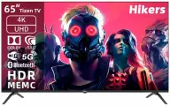Телевизор 65 со Смарт ТВ Hikers 65HTU01 4K UHD, Smart TV, Wi Fi, Bluetooth, TIZEN OS, MEMC, Dolby Audio, HDR, DLED