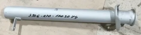 Труба выхлопная глушителя паз-3206 короткая автоглушитель
