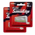 Feather Safety Razor Запасные кассеты с тройным лезвием для станка, 4 шт. 2 шт. в комплекте
