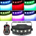 Светодиодный стробоскоп Disco LED Strobe 10 RGB с ПДУ, Мигающие огни дискотеки