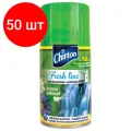 Комплект 50 шт, Сменный баллон 250 мл, CHIRTON Лесной водопад, для автоматических освежителей, универсальный, сухое распыление, 4670013302581