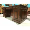 Письменный стол (Partner Desk) от DOMKORLEONE из красного дерева (mahogany wood) DP180 цвет орех NAA (светло-коричневый)