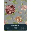 Мебельная ткань с рисунком, микровелюр Floristic 272. Отрез 1м*140см.