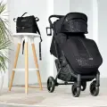 Коляска прогулочная JOYOY, Черная звезда, черная рама + сумка (механическая регулировка спинки)