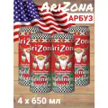 Холодный чай Arizona Watermelon (Аризона Арбуз), 650 мл * 4шт, США