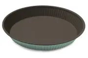 Форма для выпечки круглая рифленая зеленая Guardini Bon Ton, диаметром 28 см