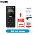 RUIZU X02 MP3-плеер 4Гб, Black 16G TF Card, 4 ГБ