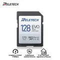 Карта памяти SDXC Reletech 128 ГБ U3 A2 V30 – 170МБ/с, запись 8K, для профессиональной съемки, совместимость с PS5/внешние SSD, защита от влаги