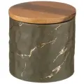 Банка для сыпучих продуктов коллекция золотой мрамор цвет: GRAY 11, 5*11 см Lefard 412-109