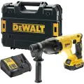 Dewalt Аккумуляторный перфоратор DCH133M1, 18 В, 2.6 Дж, 5500 уд/мин, с АКБ 4 Ач и ЗУ, в кейсе TSTAK () DCH133M1-QW