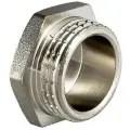 10 шт - Пробка резьбовая на трубу 3/4 нар. р. VALTEC, латунная / Никелированная заглушка с наружной резьбой для проходного коллектора, круглого трубопровода ДУ 20, арт. VTr.583. N.0005