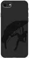 Силиконовый чехол на Apple iPhone SE (2022) / SE (2020) / 8 / 7 / Эпл Айфон СЕ 2022 / СЕ 2020 / 8 / 7 с рисунком Climbing Soft Touch черный