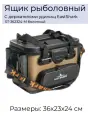 Ящик рыболовный EastShark с держателями удилищ ST-362324-M Болотный
