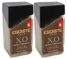 Кофе растворимый сублимированный Egoiste ХО 100 грамм в стеклянной банке, 2 штуки