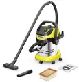 Пылесос для дома Karcher WD 5 S V-25/5/22 1.628-350.0 Керхер для сухой и влажной уборки, с 2 насадками, функцией выдувания, с мусоросборником из нержавеющей стали, 1100 Вт