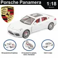 Машинка металлическая инерционная коллекционная модель 1:18 Porsche Panamera ; Порше Панамера белый