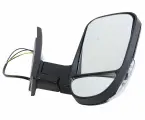 Зеркало боковое ГАЗ-3302 Бизнес правое обогрев с повторителем поворота Черное матовое SKV
