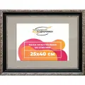 Рамка 25x40 фоторамка, для постера и фото, со стеклом и задником