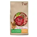 PURINA ONE® мини 7 кг сухой корм для взрослых собак мелких и карликовых пород при активном образе жизни с курицей и рисом