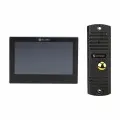 Цветной монитор видеодомофона 7 формата AHD (модель AC-438) в комплекте с вызывной видеопанелью с кнопкой SECURIC