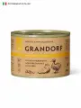 Grandorf влажный беззерновой корм для взрослых собак, паштет из утки с грушей и черникой, в консервах - 200 г х 6 шт