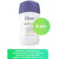Dove Дезодорант-антиперспирант стик женский Красота и уход 48 часов защиты, 0% спирта 40 мл - 6 шт